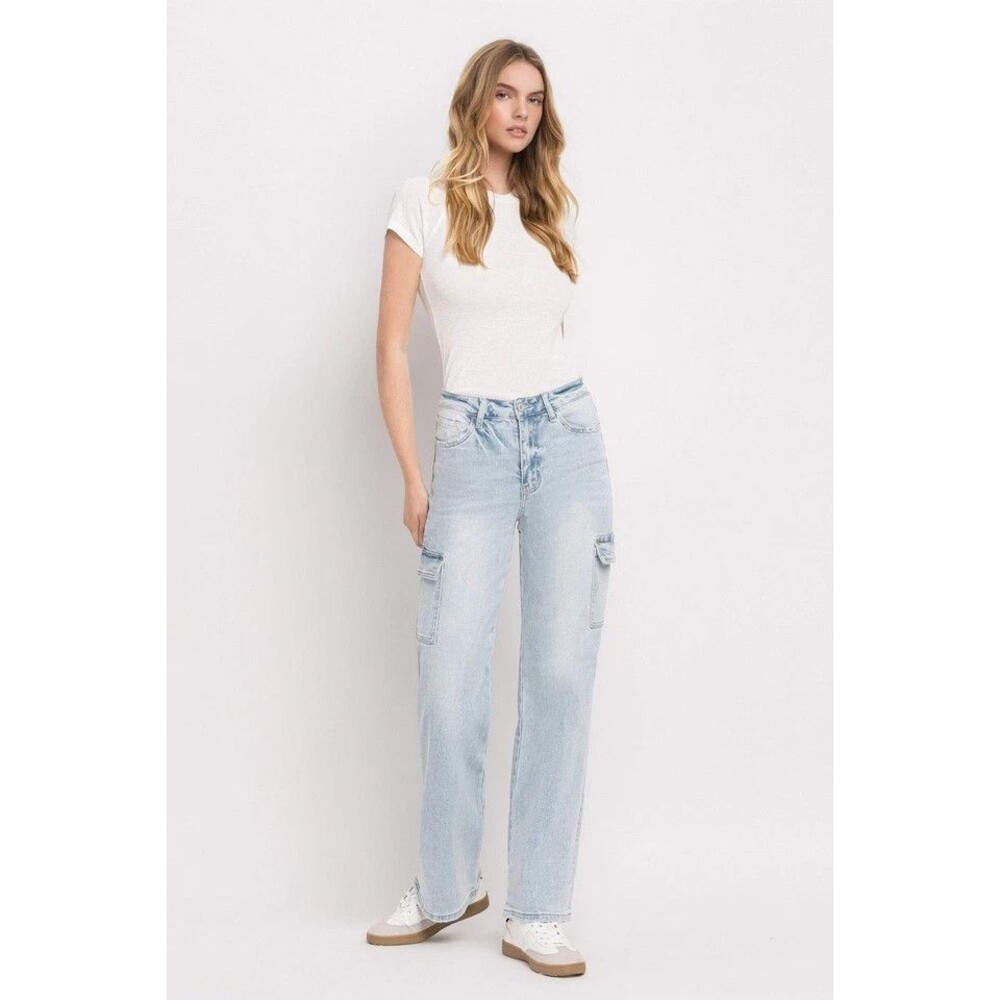 Vervet Jeans Womens Size 26  90s Vintage Super High Rise Cargo Straight T5790